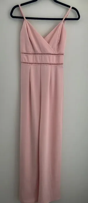 Francesca's Pink Jumpsuit thumbnail 1
