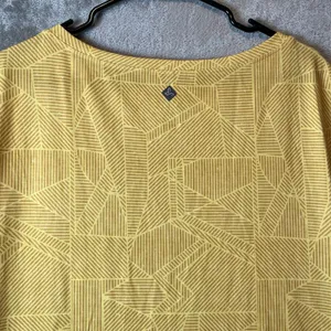 PrAna Women's Sanna t-shirt Dress Stretchy Boat Neck Size‎ Small Yellow thumbnail 5