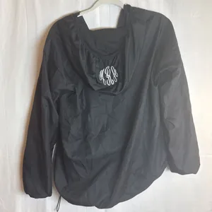 Marley Lilly Waterproof Black Pullover Monogram MAR White Font Size Small thumbnail 11