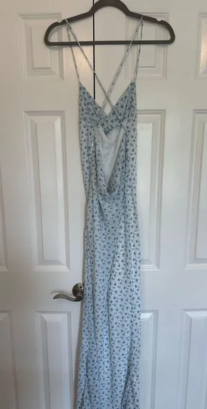 Cowl neck Floral maxi dress thumbnail 7