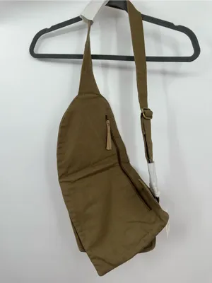Free People Safari Canvas Crossbody Bag Sea Grass‎ Olive Patchwork NWT thumbnail 5