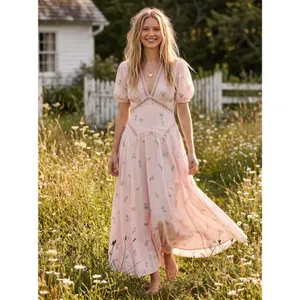 Free People Ethereal Dainty Still In Love Maxi Dress Floral Cottage 10 Medium thumbnail 12