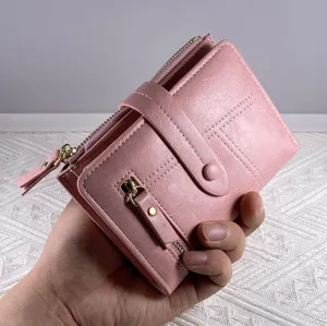 Wallet for Women,Trifold Snap Closure Wallet,Credit Card Holder Coin Purse thumbnail 9