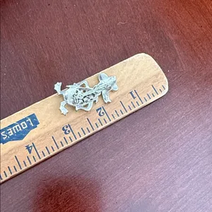 Vintage Silver Tone Duck Brooch thumbnail 2