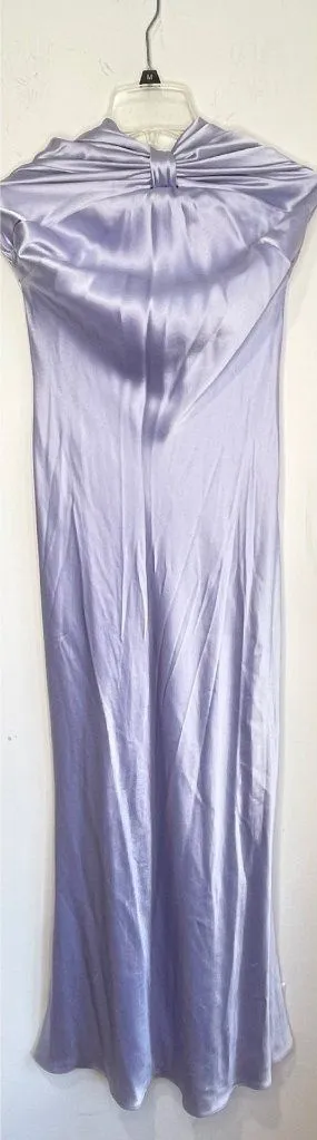 ABS Evening Allen Schwartz Purple Formal Long Dress Women Size 8 thumbnail 1