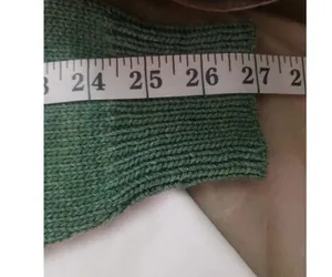 Green Women’s Cardigan Sweater Size Large Button Chunky Knit Grandmacore Spring thumbnail 12