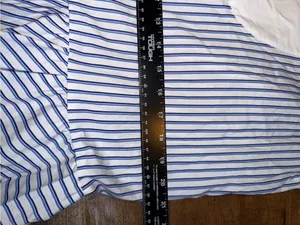 Polo Ralph Lauren Striped Bib-Front Poplin Dress Preppy Chic Tuxedo Dress Sz 14‎ thumbnail 6