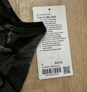 Train to Be Tank Top MIPK size 4 NWT thumbnail 3