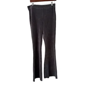 Aerie‎ Corduroy Flare Leggings Pants Womens Large Regular Gray Casual Stretch thumbnail 6