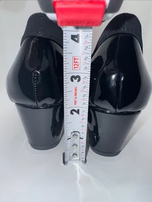LifeStride MINA Wedge Heels Women’s 6 Vegan Patent & Matte Black thumbnail 8