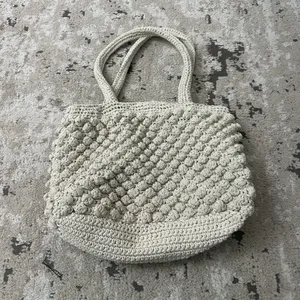 Zara Beige Knit Shoulder Bag thumbnail 2