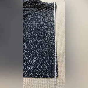 Adrienne Vittadini Black and White Polka Dot Wide-Leg Pants thumbnail 8