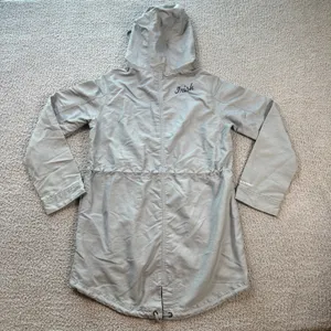 Under Armour Notre Dame Fighting Irish Womens Anorak Jacket Parka Gray Storm1 thumbnail 2