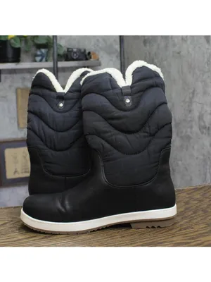 Journee Collection PIPPAH Shearling Lined Cold Weather Boots Black 10M thumbnail 7