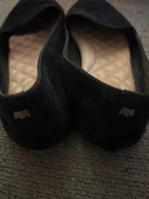 Birdies Black Suede Pointed Toe Women’s Flats Size 9 thumbnail 3