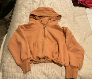 Free People XS cropped hoodie lightweight thumbnail 1