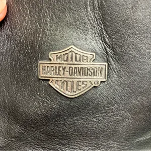 Harley Davidson obsession‎ harness boots black leather buckles heels womens 8 thumbnail 6