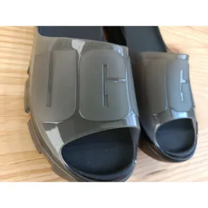 UGG Jella Clear Slide Sandals Black Transparent Chunky Lug Sole Women's US 8 thumbnail 4