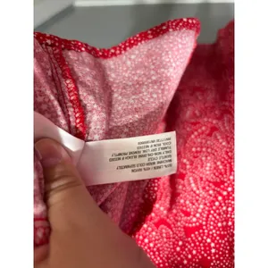Universal Threads Women's Red Babydoll Mini Dress Linen Blend XL thumbnail 5