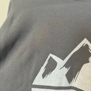 Charcoal Gray Mountain Peak Hoodie - Montana thumbnail 3