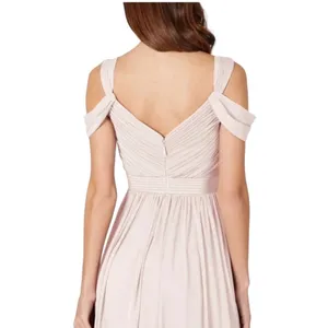 Azazie Calla Bridesmaid Formal Dress in Pale Pink Size 2 thumbnail 7
