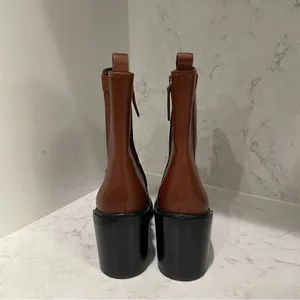 New! Franco Sarto‎ Paula Stacked Block Heel Bootie Sz 9 $180 thumbnail 10