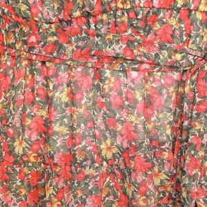 LULU’S Anew Romance Pink Floral Print One Shoulder Ruffled Mini Dress thumbnail 5