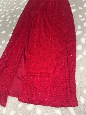 Oh Polly La Rochette Embellished Strapless Cowl Neck Maxi Dress gown bodycon thumbnail 8