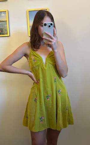 Urban Outfitters Green Mini Dress thumbnail 1