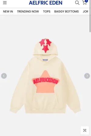 Aelfric Eden Hoodie Star Pink thumbnail 2