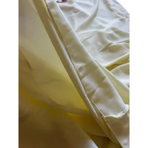 NWT - Meshki Olivette Strapless Chiffon Maxi Dress in Lemon Sherbert- Size M thumbnail 11