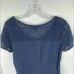 Tommy Bahama Women's Navy Blue Lace Dress‎ Swim Coverup Size Small thumbnail 10