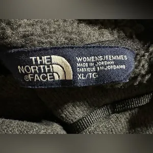 The North Face Womens Jacket Crescent Fleece Hooded Pull Over size XL gray thumbnail 5