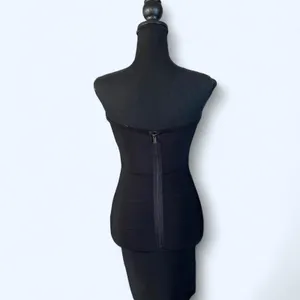 vintage y2k bcbg maxazria alyona black bandage bodycon mini dress XS 🖤 thumbnail 5