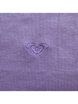 NWT Roxy x Kate Bosworth Surf.Kind.Kate Purple Ribbed Crop Tank Top XL thumbnail 6