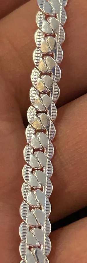 925 sterling silver braclete 7.5 inch men woman thumbnail 1