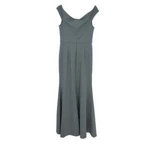 Jenny‎ Yoo Collection Women 10 Blue Off Shoulder Mermaid Maxi Dress Evening Gown thumbnail 2