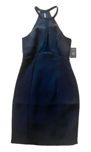 New NWT Express XS black cocktail semi formal dress thumbnail 1