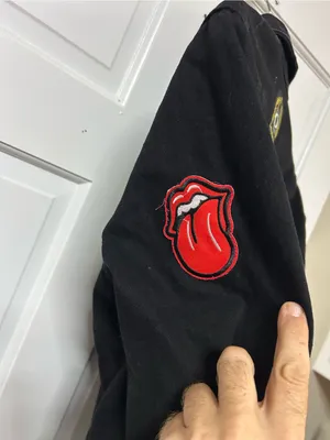 Black Embroidered Patch Denim Jacket - Dream thumbnail 6