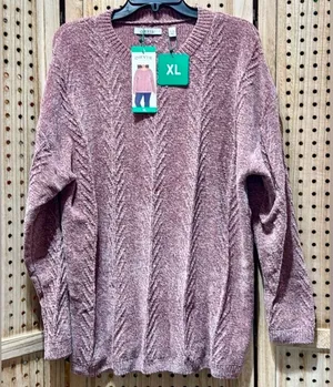 Orvis Women's Crew Neck Long Sleeve Chenille Sweatshirt thumbnail 1