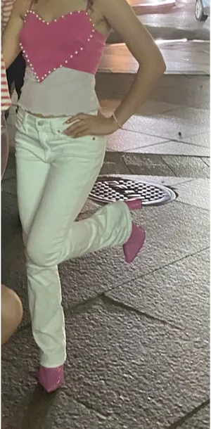 Pink Bamboo Ankle Boots  thumbnail 4