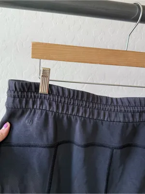 Lululemon black Softstreme high rise straight leg athletic pants thumbnail 8