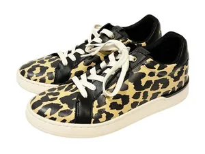 Coach Size‎ 8.5 Leopard Animal Print Lowline Low Top Sneaker thumbnail 1