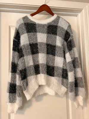 Macy's Black & White Sweater thumbnail 1