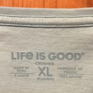 Life is good women’s short sleeve size xlarge . thumbnail 2
