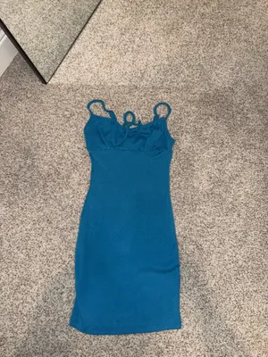 Princess Polly Blue Mini Dress Bodycon thumbnail 2
