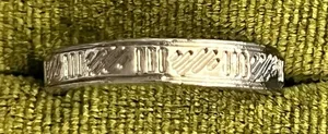 Bohemian Design w/ Intricate Detailing Stainless Steel Silver 2mm Band Size 6 thumbnail 1