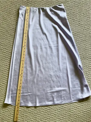 NwoT J. Crew Lavender Whimsigoth Gwyneth Satin Slip Skirt size S thumbnail 7