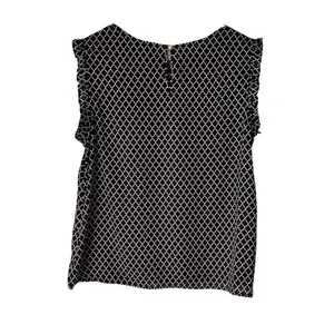 Liz Claiborne Black Diamond Print Floral‎ Sleeveless Top - Size L thumbnail 9