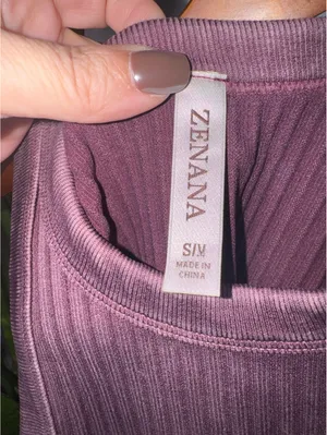 Zenana Ribbed Washed Seamless Tank thumbnail 3